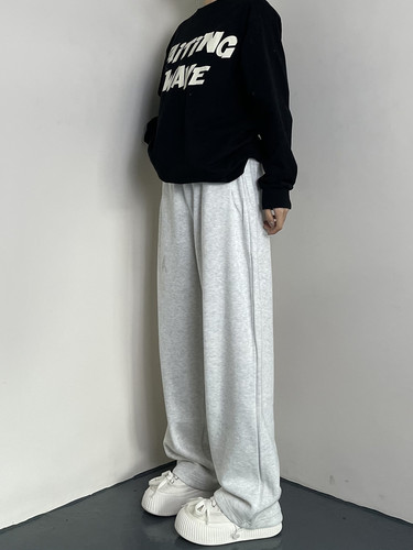 SparrowLab加绒卫裤直筒秋冬