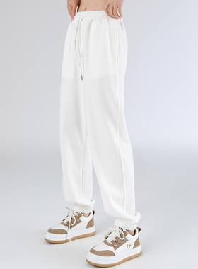 Sparrow Lab国潮新品直筒显瘦束脚运动裤百搭休闲男女情侣ins卫裤