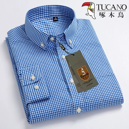 Мужская весенняя хлопковая рубашка для отдыха, хлопковый тонкий лонгслив