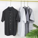 Хлопковая летняя тонкая рубашка