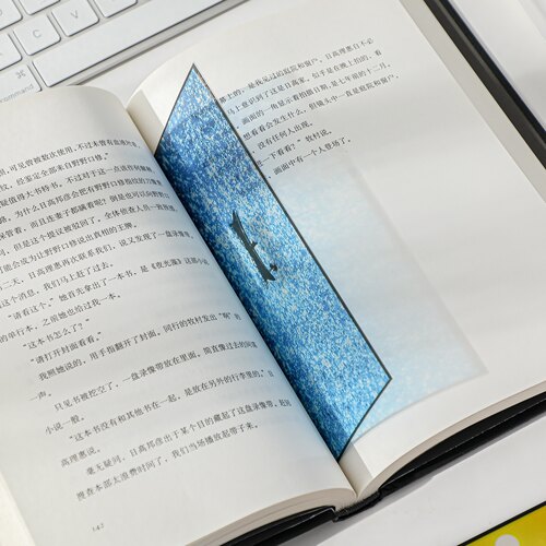 ins风高颜值透卡书签书夹