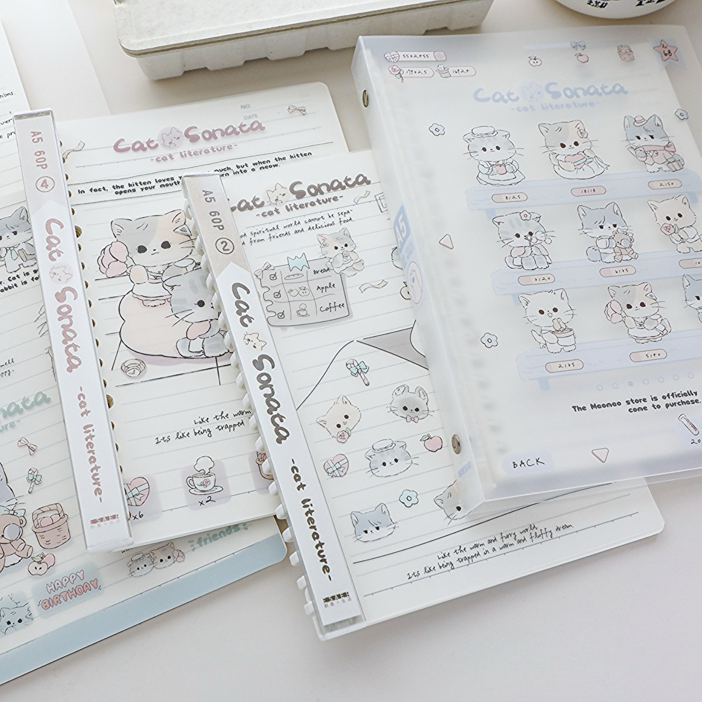 2024年猫猫鸣奏曲活页本作业本