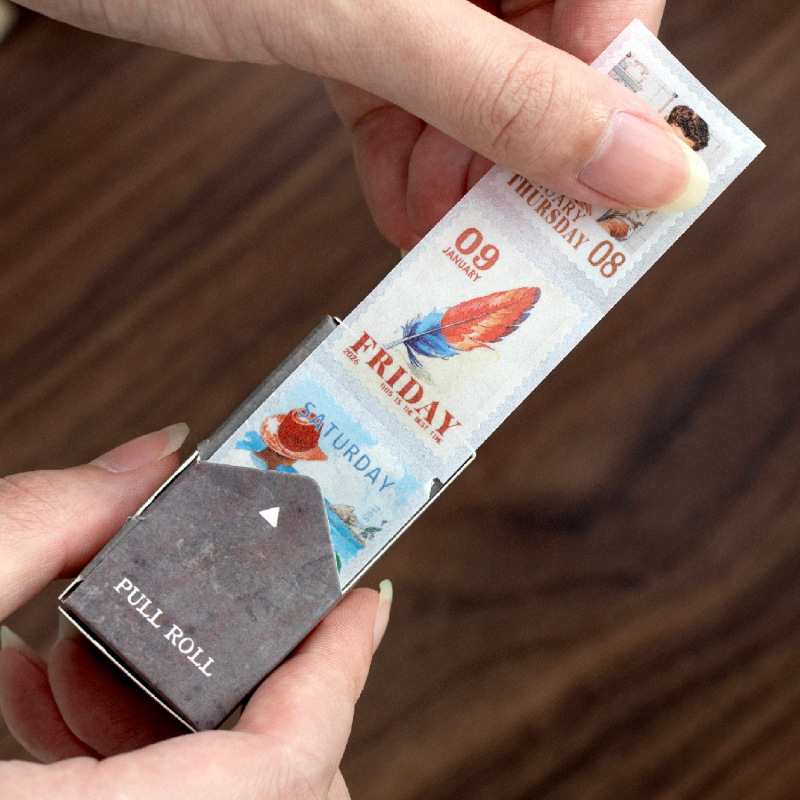 2026日付胶带365个日子贴纸日期