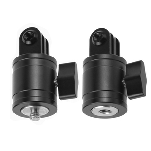 运动相机云台接头gopro大疆360°旋转可调万向云台底座支架配件