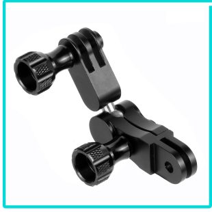 适用OSMO ACTION运动相机GoPro10金属转接头支架魔术手万向调节臂