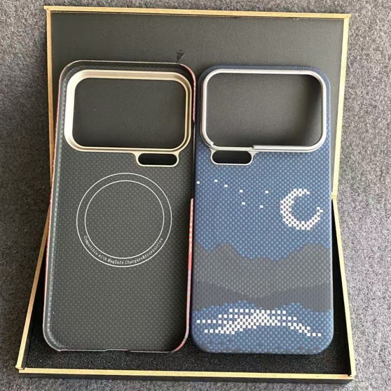 适用新款小米17Ultra手机壳凯夫拉芳纶磁吸全包17promax碳纤维保护套超薄防摔正品芳纶商务磨砂潮牌防滑硬壳