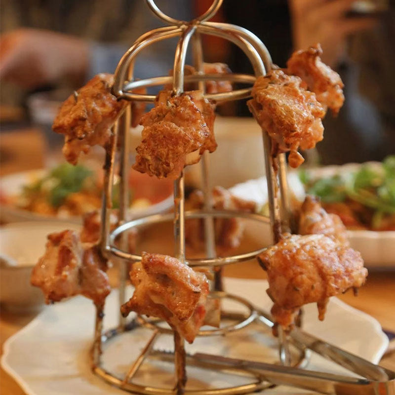 新疆馕坑烤肉架子肉不锈钢烧烤架馕坑烤肉签钢签子羊腿羊排烧烤架