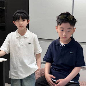 DLIDLIKIDS 夏季新款男童POLO衫儿童纯棉短袖翻领T恤英伦帅气上衣