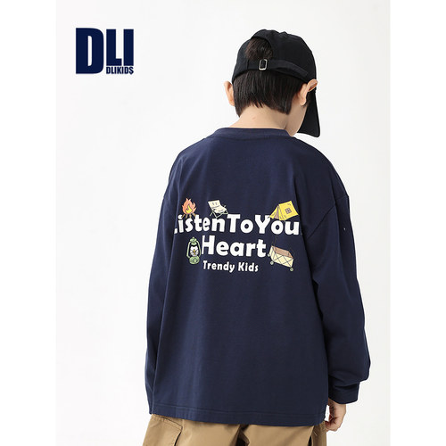 DLIDLIKIDS男女童户外长袖T恤