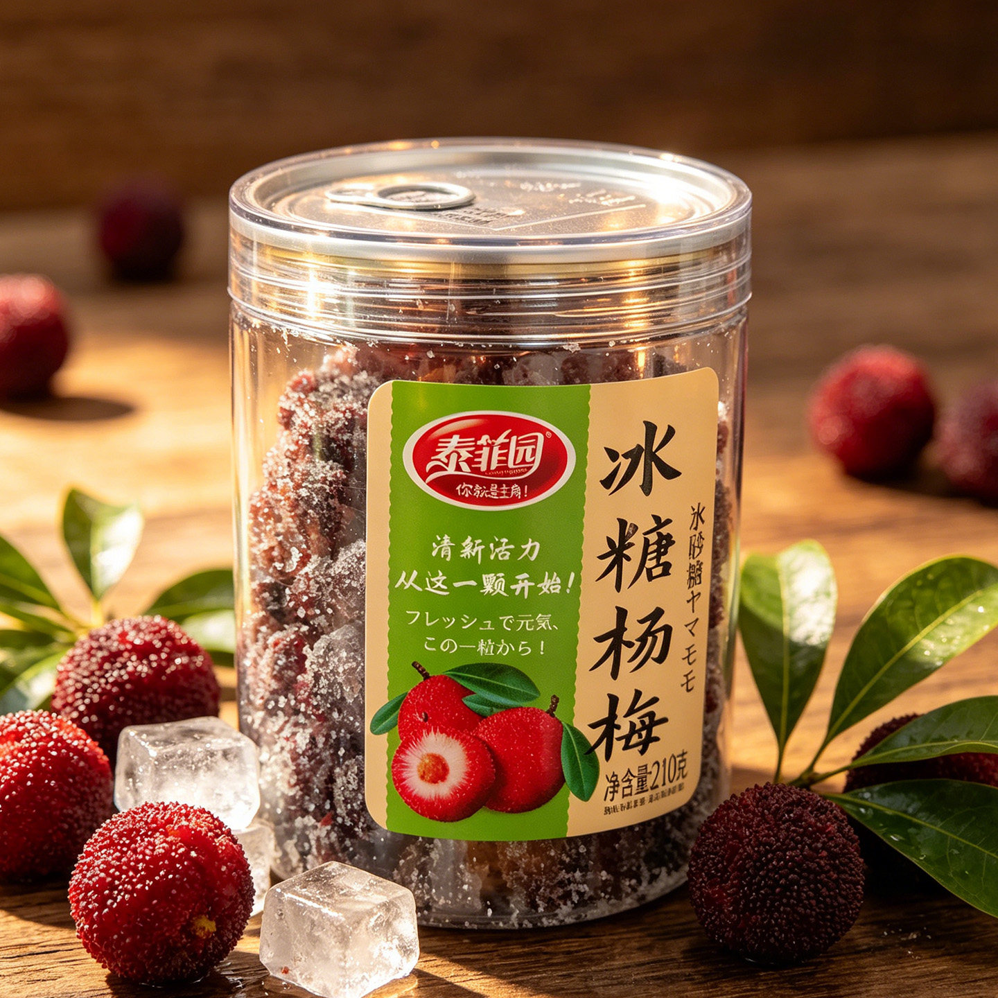 泰菲园冰糖杨梅大颗粒果肉