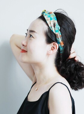 气质发箍洗脸绑带麻气质