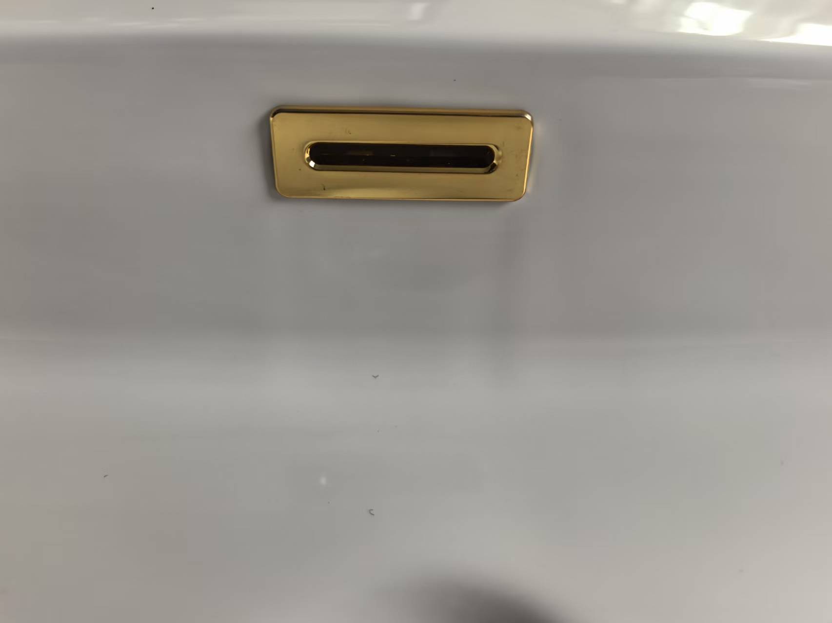 全铜洗手盆陶瓷洗脸盆池艺术台上盆溢水孔长方形配件长方形装饰盖