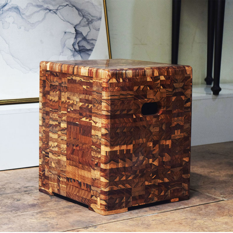 黑不二/中古复刻 | 实木矮凳子家用小板凳日式侘寂风小圆凳边