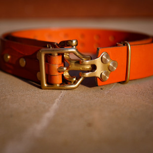 利特尔顿美式复古简约骑兵腰带