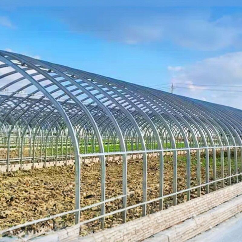 大棚骨架钢管全套温室连栋养殖椭圆管钢架农业连体蔬菜种植育苗棚