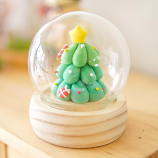 粘土圣诞树diy手工材料包儿童亲子解压万圣圣诞节手工活动礼物