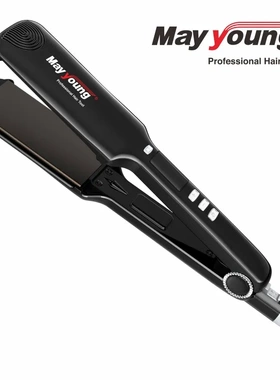 May young美扬电器特大号直发器电夹板液晶显示快速升温熨板M526