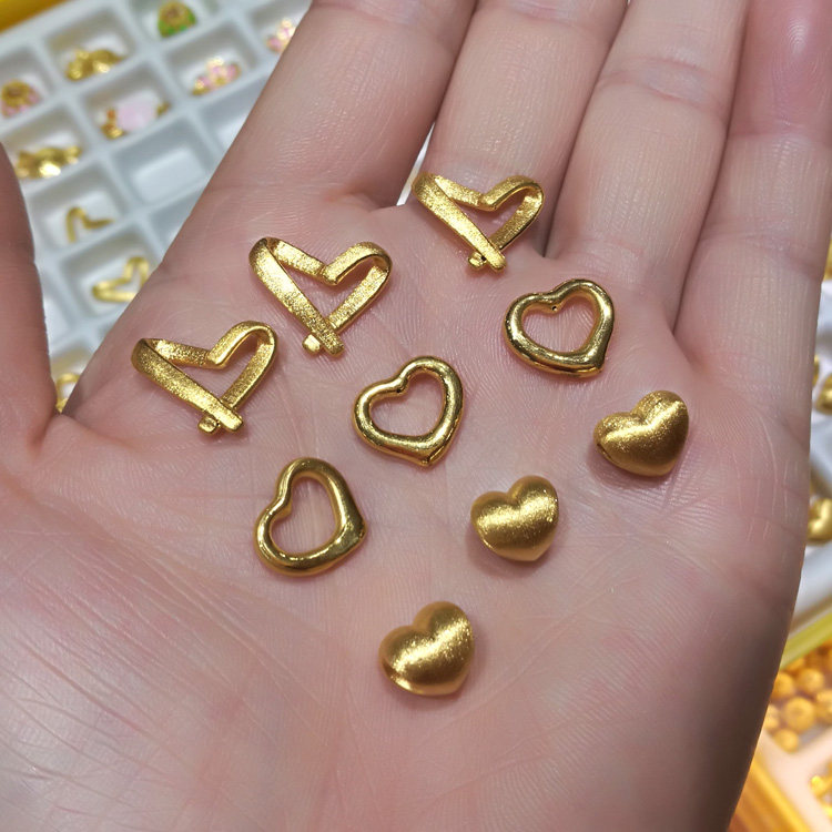 Jin Xianzi gold 999 Sufficient gold 3D Hard Gold love Pendant 18K Gold Necklace Valentine's Day Girlfriend giftin the Jewelry/Diamond/Jade/Gold , Gold jewelery (New) , Choker  category - from Buy2taobao.com to provide professional Taobao agent buy service