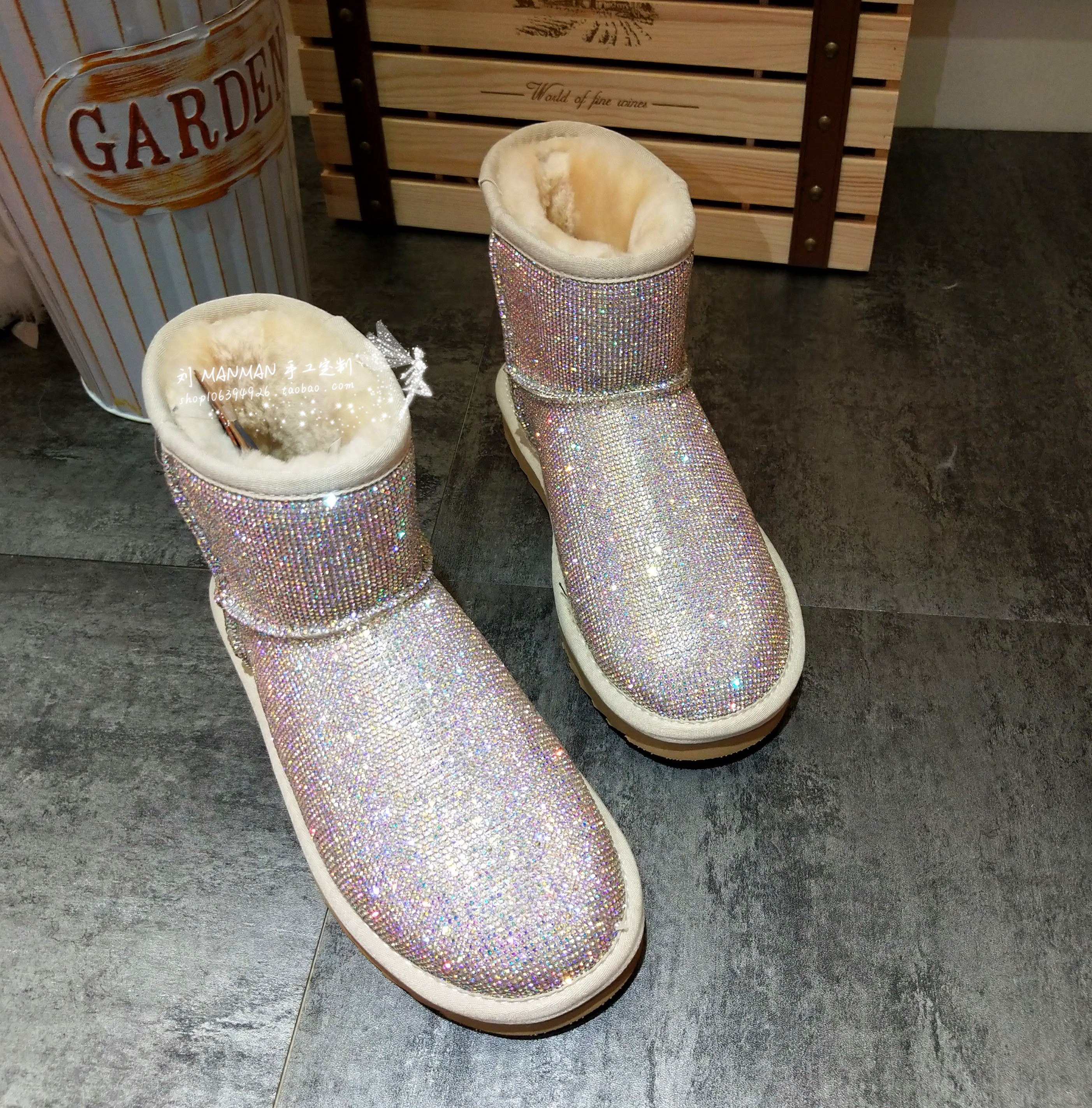 2024雪地靴羊皮毛一体