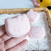 湿软手感软慢粘仿真pu小猫头捏捏解减压模型道具一件代发礼物