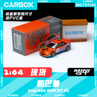 [CarBox] MiniGT 1:64 合金汽车模型 车模 斯巴鲁Subaru Impreza
