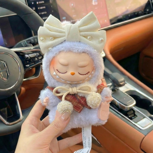 正品泡泡玛特labubu拉布布毛绒公仔挂件玩偶包包挂件可爱搪胶玩具
