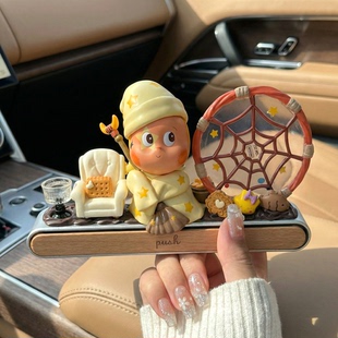 泡泡玛特星星人停车牌临时挪车电话牌diy号码牌2026新款女士专用