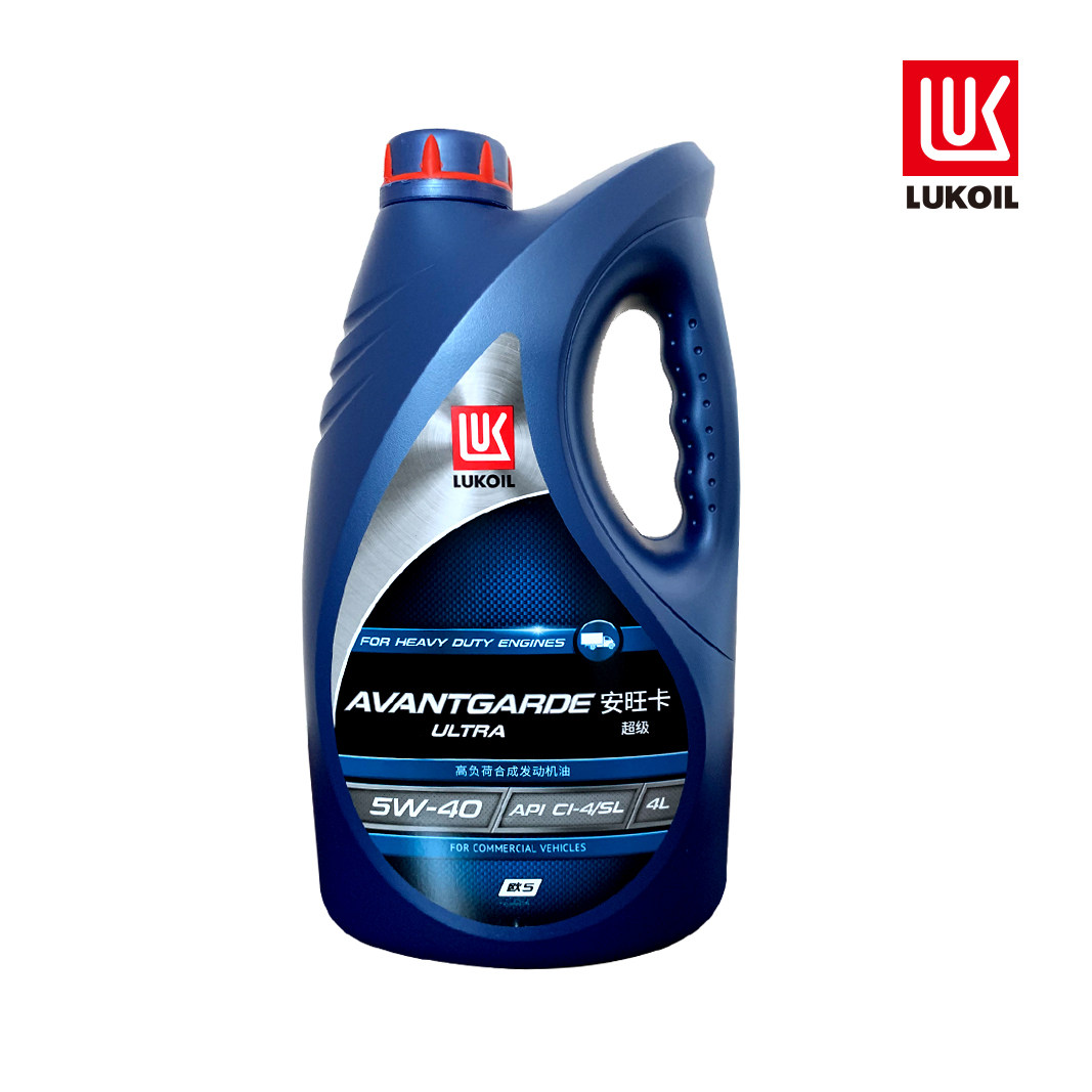 11大促卢克伊尔柴油机油汽车发动机润滑油5w-40半合成ci-4 4l