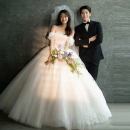 2025新款 显瘦婚纱一字肩梦幻公主蕾丝蓬蓬裙拖尾网红出门纱仙 韩式