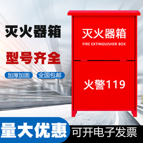 灭火器箱2只装4kg消火箱