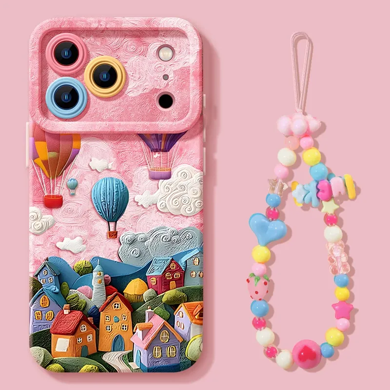 热气球适用苹果17promax手机壳iphone15硅胶Air13软16套防摔
