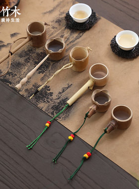 山山竹木茶滤竹编手工茶漏