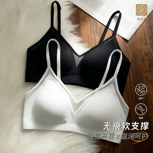 有致无痕无钢圈小胸聚拢文胸