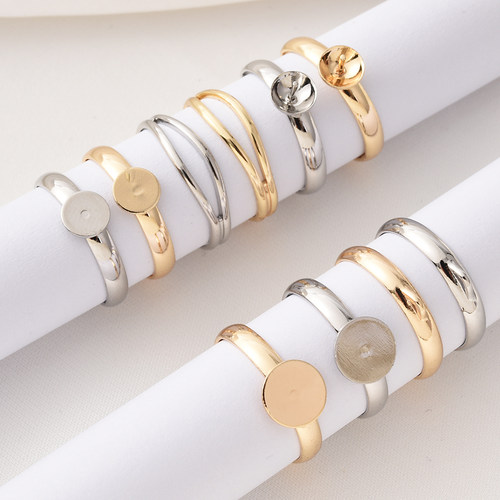 14K包金保色活口戒托材料