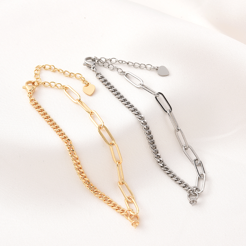 14K包金高保带珠托手链