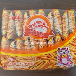 爱尚咪咪虾味膨化薯条休闲零食