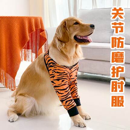 大狗狗魔术贴护肘关节套宠物金毛拉布拉多中大型犬护肘衣保护关节