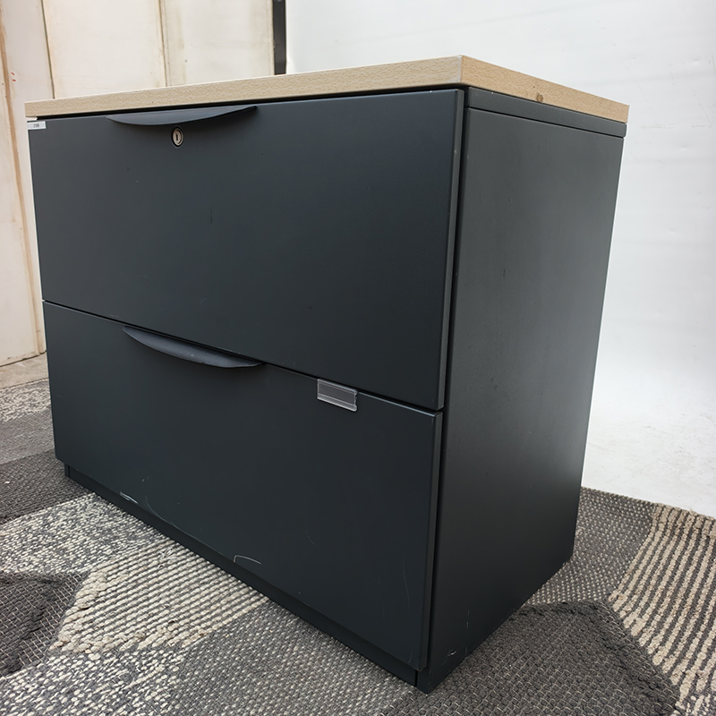 HAWORTH海沃氏文件柜钢制两抽屉柜档案柜收纳柜储物柜挂捞柜矮柜