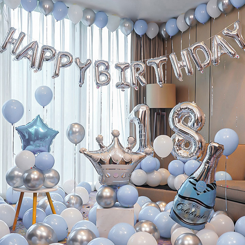 18岁生日装饰场景布置成人礼气球