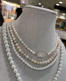 西班牙小众Dada Burma皇室宫廷风轻奢复古云纹天然石珍珠项链手链