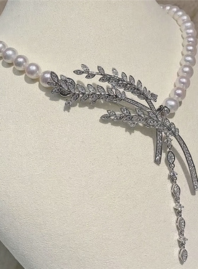 小众设计师风胸针扣两用淡水珍珠