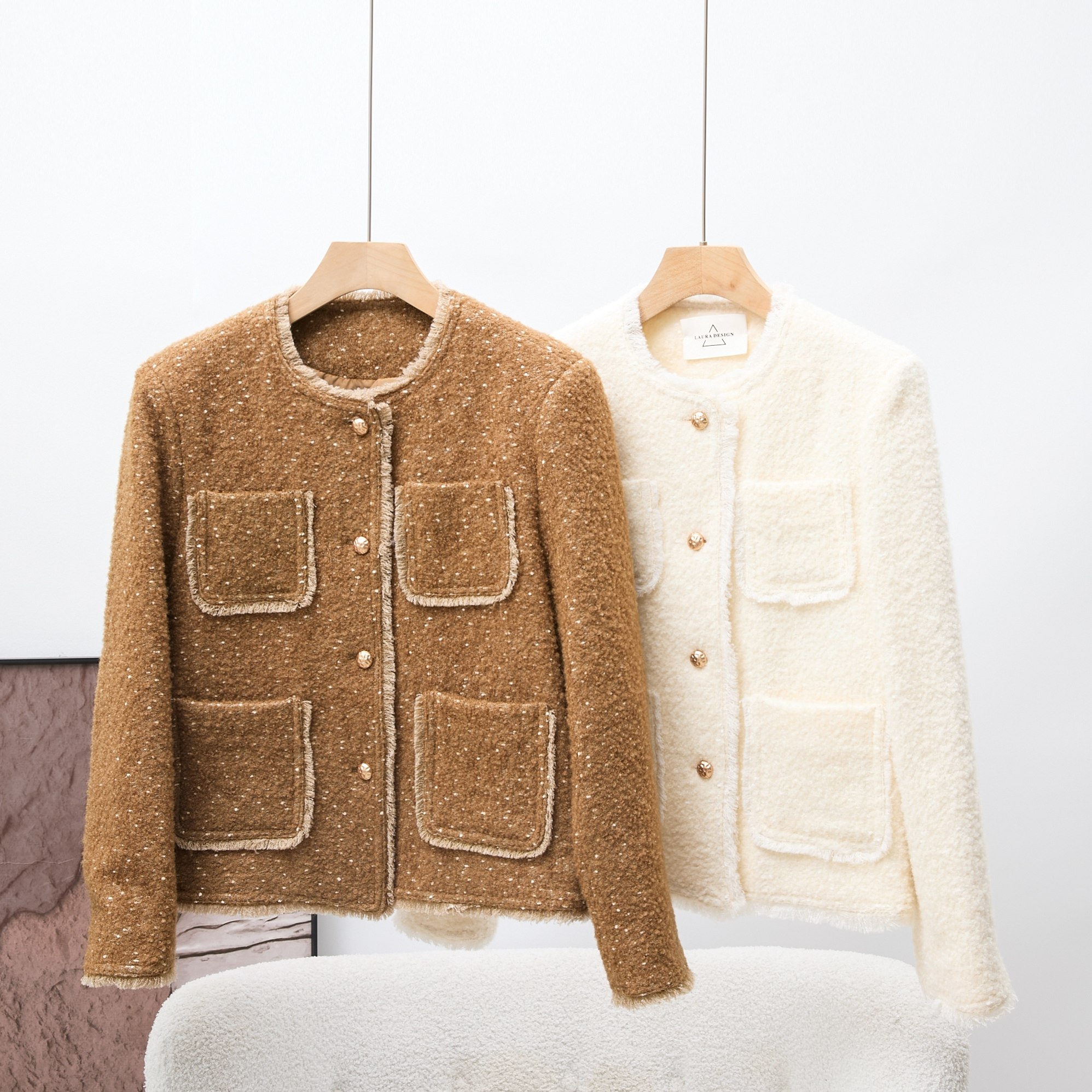 小香风粗花呢短外套女圆领流苏边百搭气质减龄金属扣外套252615,服饰配件/皮带/帽子/围巾,其他配件,淘宝优惠券,粉丝福利购,淘宝优惠卷