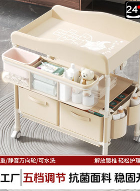 尿布台新生婴幼儿宝宝护理换洗一体便携式多功能可折叠按摩抚触