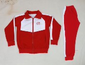 校服套装 短裤 夏季 短袖 潞河中学附属学校校服定制 套装 大红色春秋款