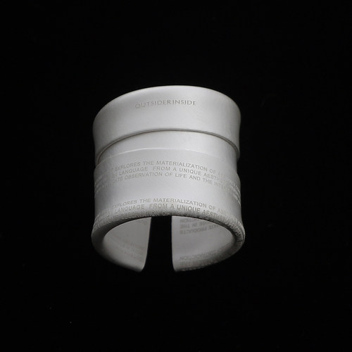 OUTSIDERINSIDE925银折叠戒指