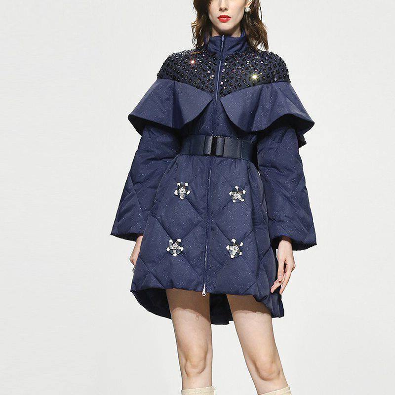 新款时尚显瘦白鸭绒版冬装羽绒服