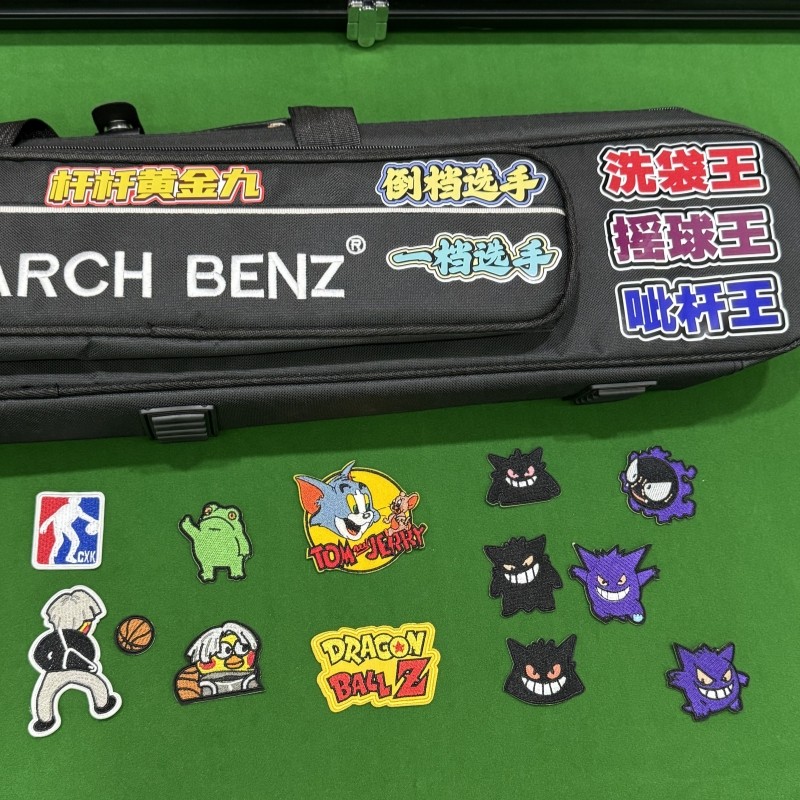 卡通刺绣布贴背胶遮瑕台球杆包杆盒个性恶搞装饰背包贴纸衣服补丁,运动/瑜伽/健身/球迷用品,杆盒/杆筒/杆袋,淘宝优惠券,粉丝福利购,淘宝优惠卷