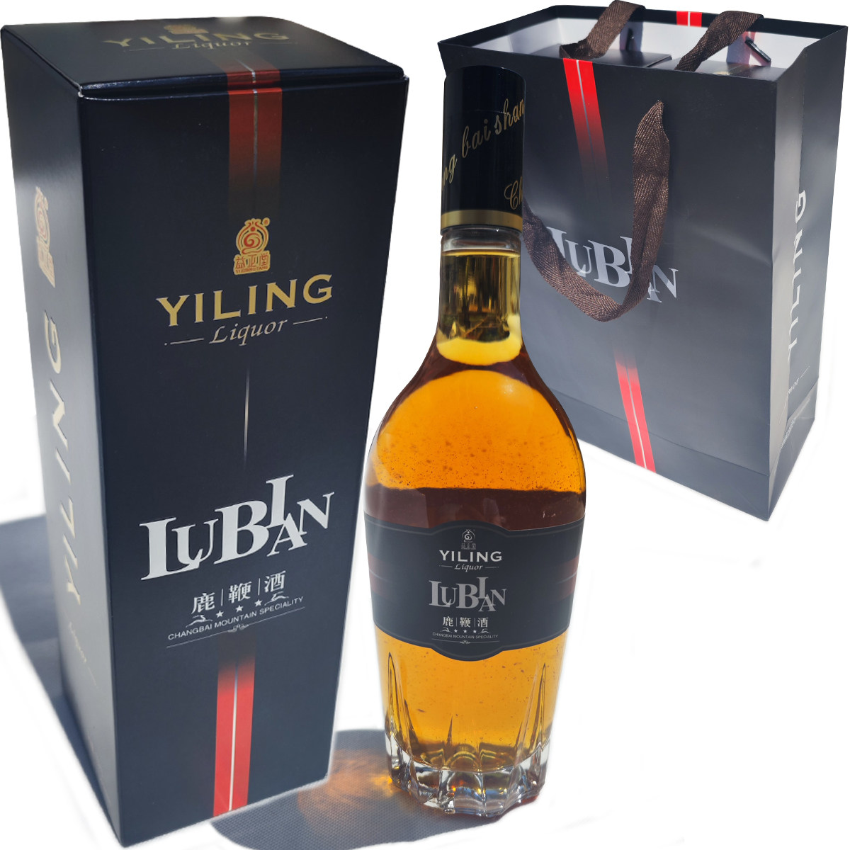 益正堂42度鹿鞭酒750ml*2瓶礼品盒蒸馏酒男性礼品酒水东北特产酒