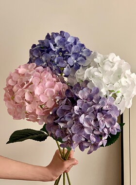 高级感3D打印绣球花餐桌花摆花