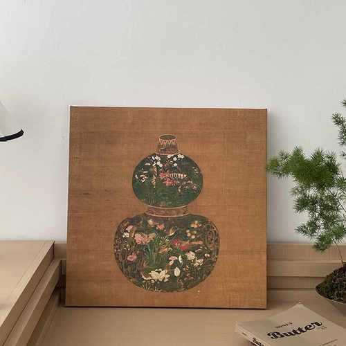 葫芦花瓶客厅摆件新中式